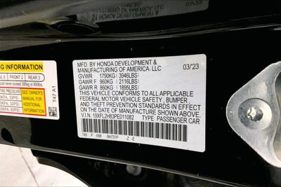 2023 Honda Civic Hatchback Sport
