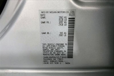 2025 Nissan Altima SV