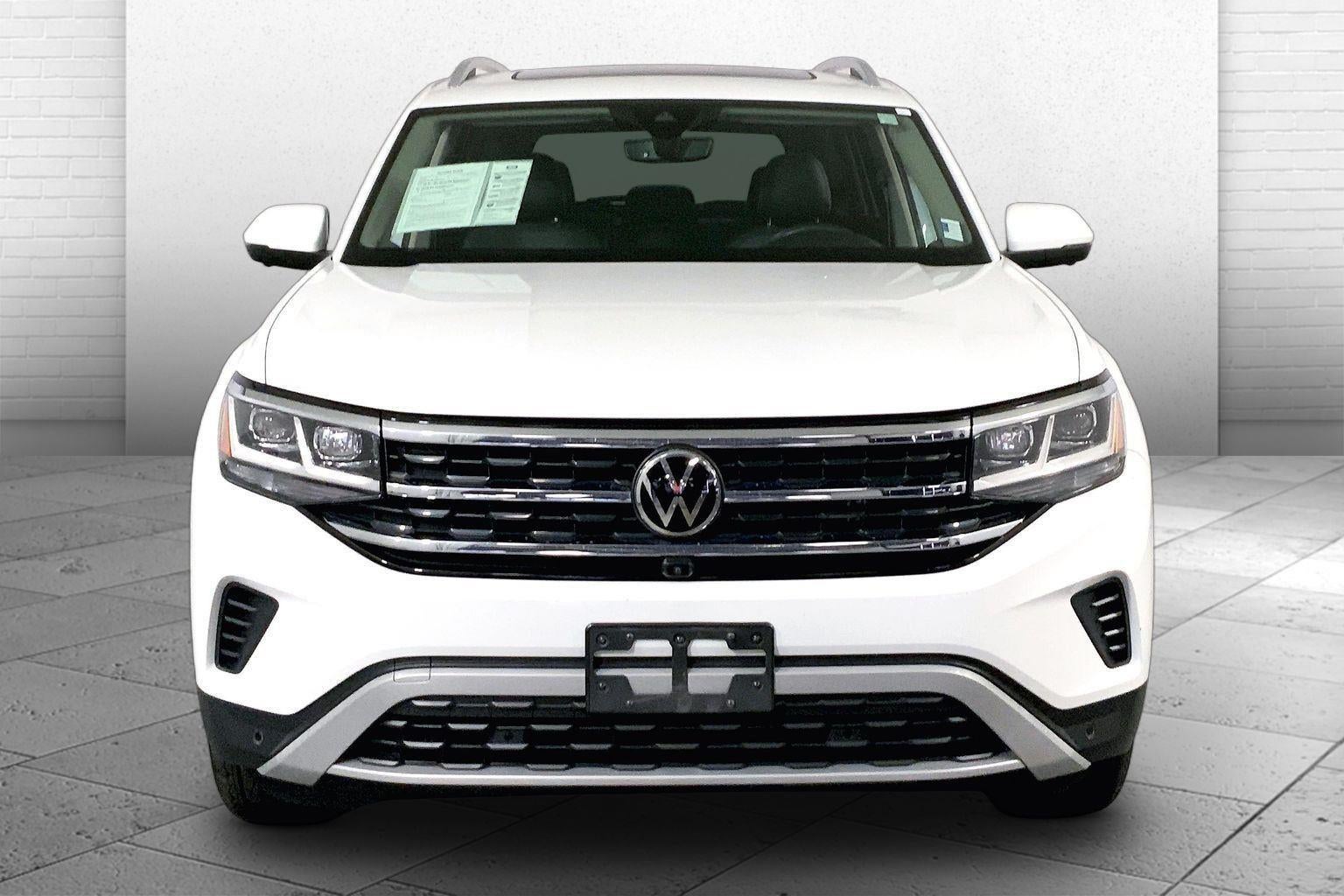 Used 2021 Volkswagen Atlas SEL Premium with VIN 1V2TR2CA9MC561433 for sale in Kansas City