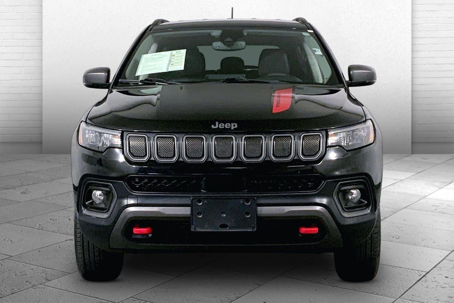 Used 2022 Jeep Compass Trailhawk with VIN 3C4NJDDB4NT192197 for sale in Kansas City