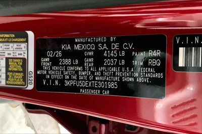 2026 Kia K4 GT-Line