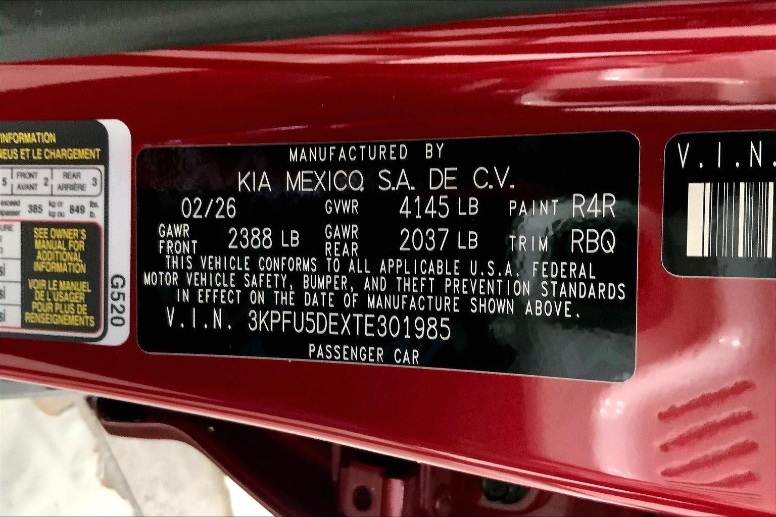2026 Kia K4 GT-Line