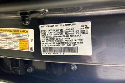 2021 Honda Pilot Special Edition