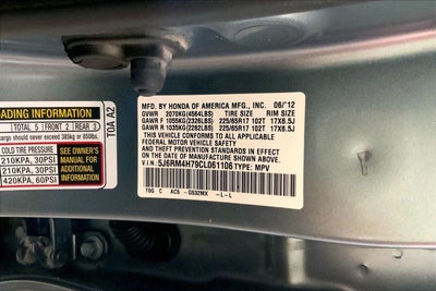 2012 Honda CR-V EX-L