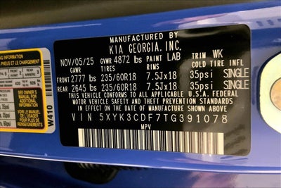 2026 Kia Sportage EX