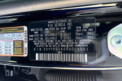 2027 Kia Telluride Hybrid X-Line SX