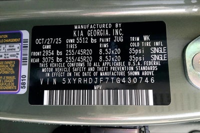 2026 Kia Sorento X-Line EX