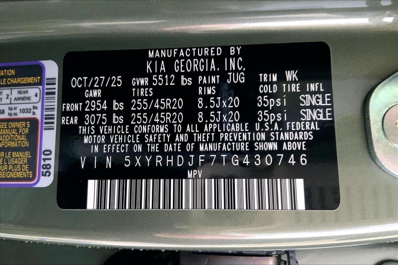 2026 Kia Sorento X-Line EX