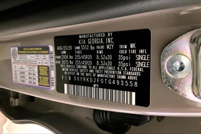 2026 Kia Sorento X-Line SX