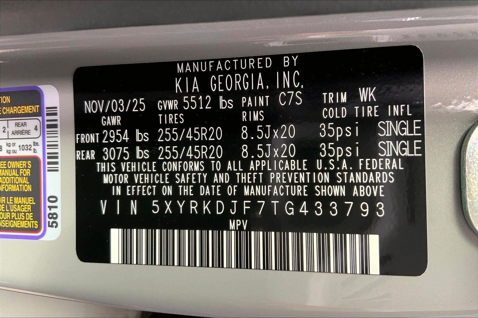 2026 Kia Sorento X-Line SX