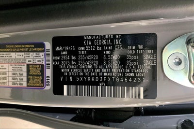 2026 Kia Sorento X-Line SX Prestige