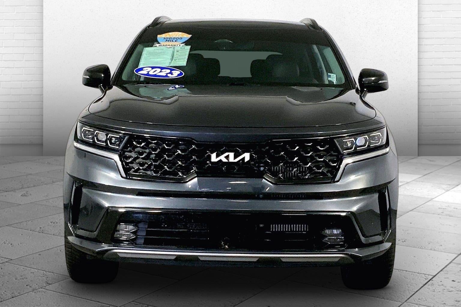Certified 2023 Kia Sorento SX with VIN 5XYRKDLF9PG198901 for sale in Kansas City