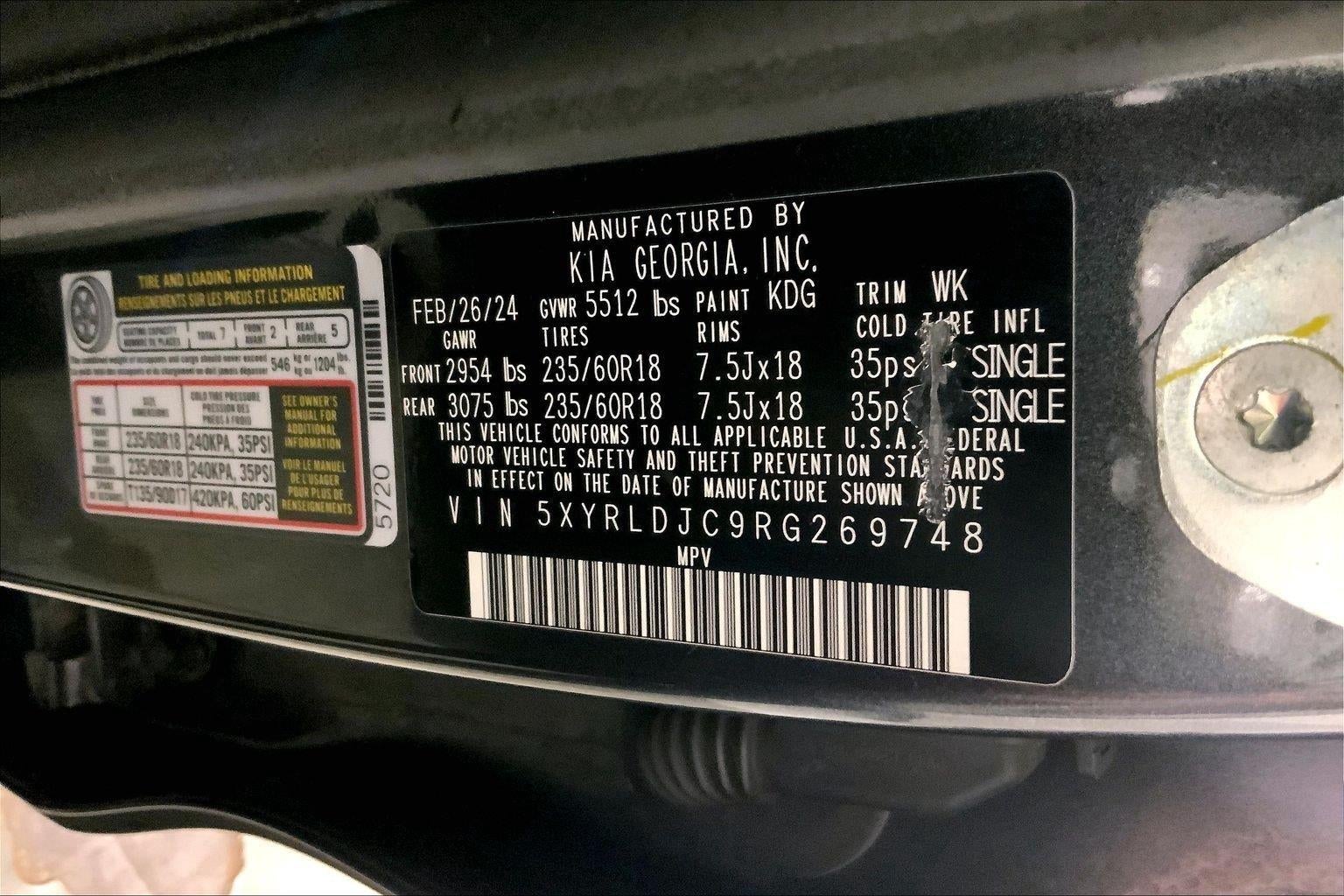 2024 Kia Sorento S