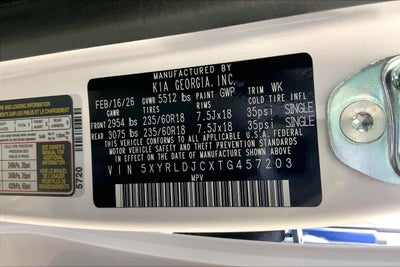 2026 Kia Sorento S