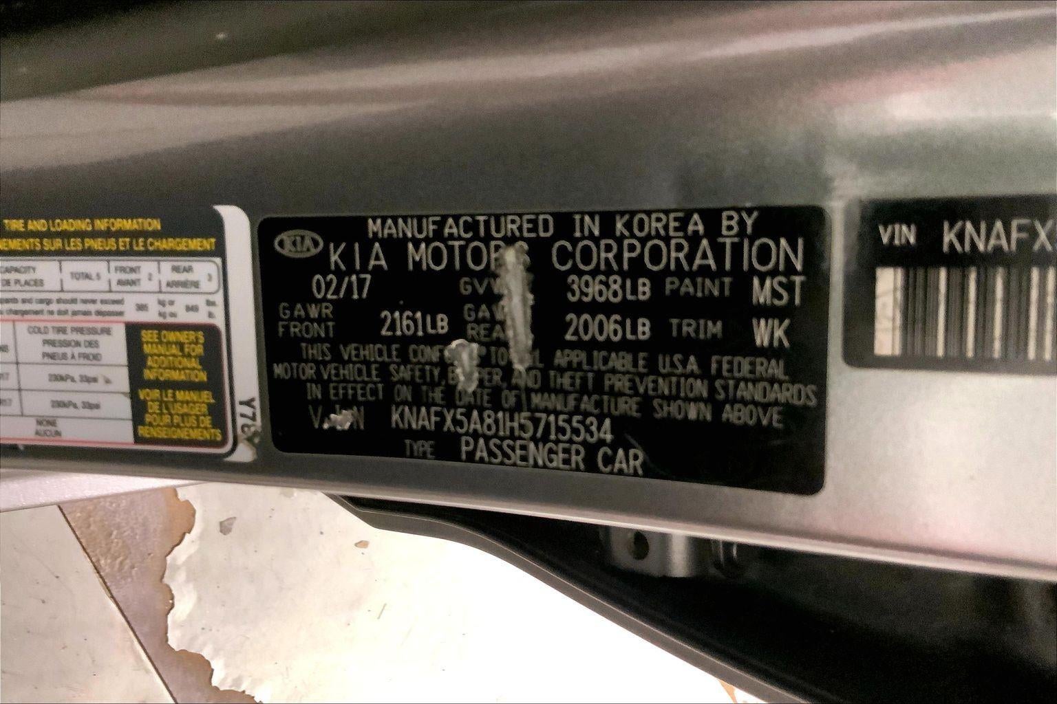 2017 Kia Forte5 EX