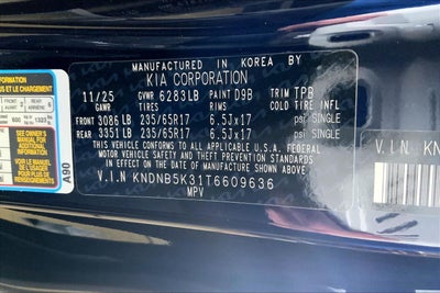 2026 Kia Carnival LXS