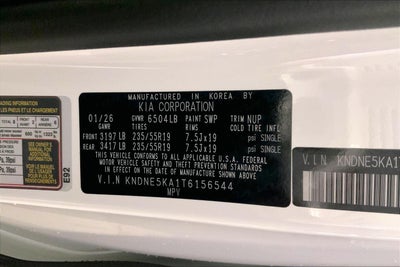 2026 Kia Carnival Hybrid SX