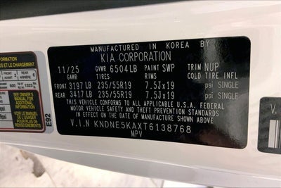 2026 Kia Carnival Hybrid SX Prestige