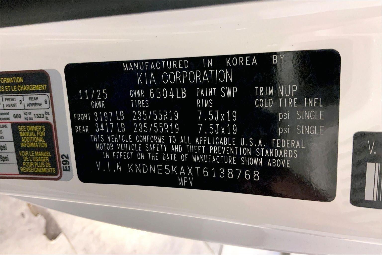 2026 Kia Carnival Hybrid SX Prestige