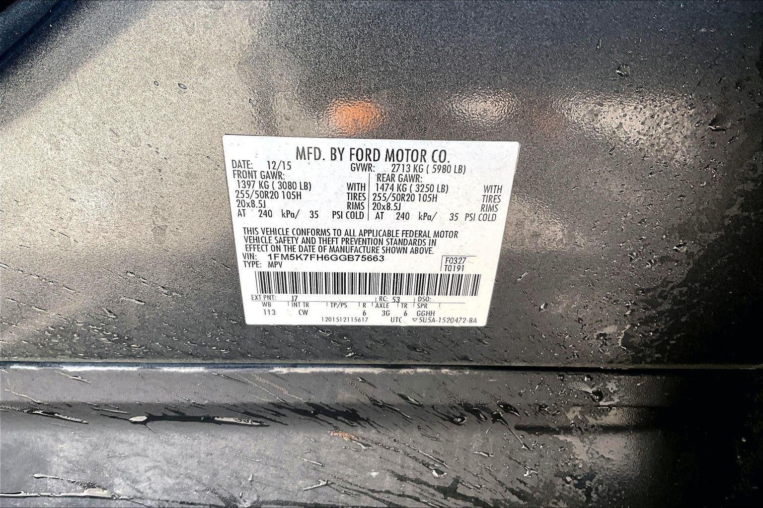 2016 Ford Explorer Limited