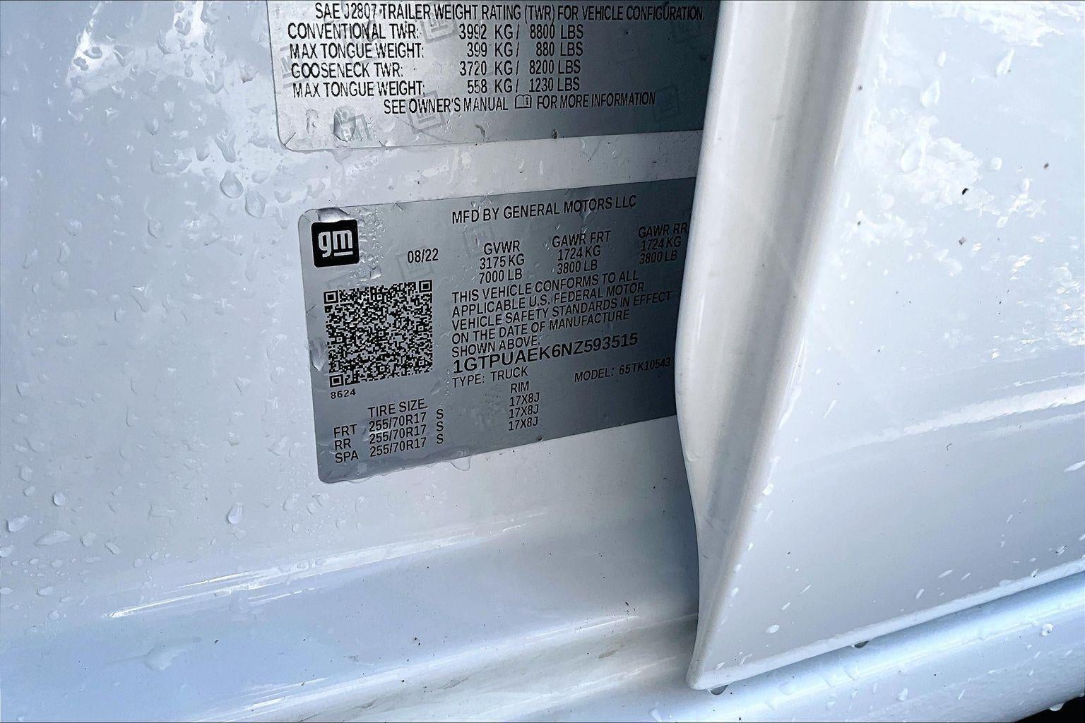 2022 GMC Sierra 1500 Pro