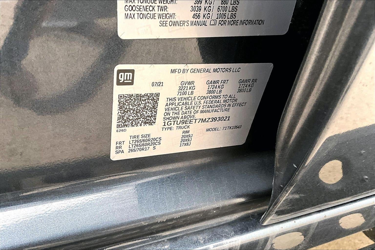 2021 GMC Sierra 1500 AT4