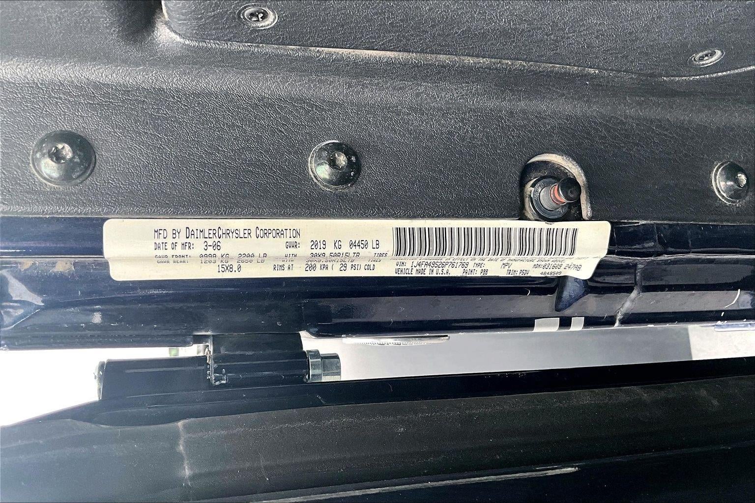 2006 Jeep Wrangler Sport