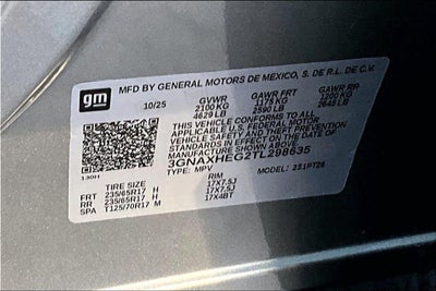 2026 Chevrolet Equinox LT