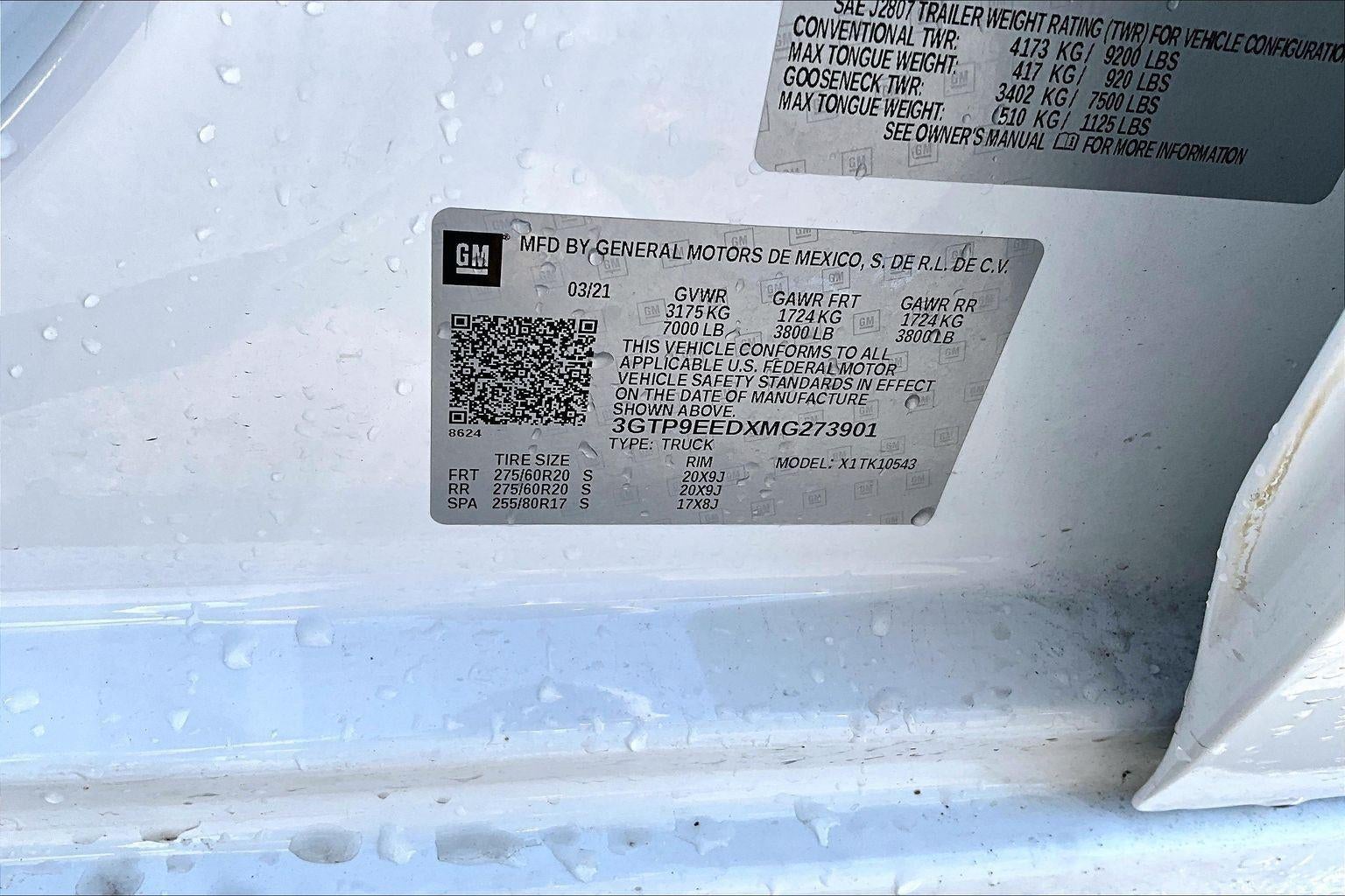 2021 GMC Sierra 1500 AT4