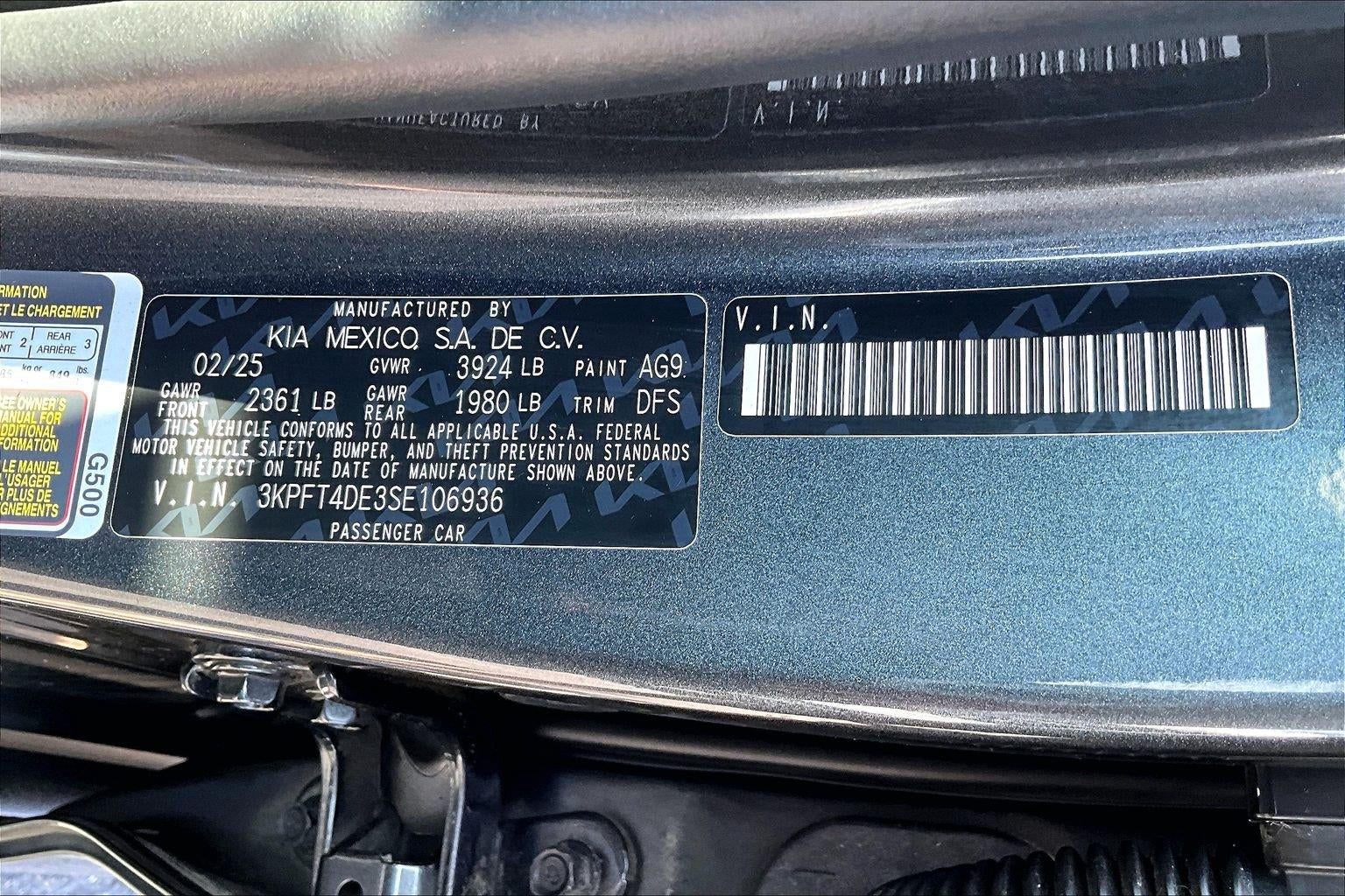 2025 Kia K4 LXS