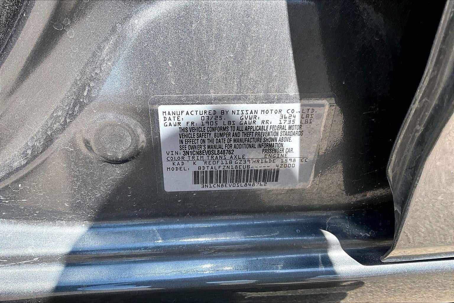 2025 Nissan Versa SV
