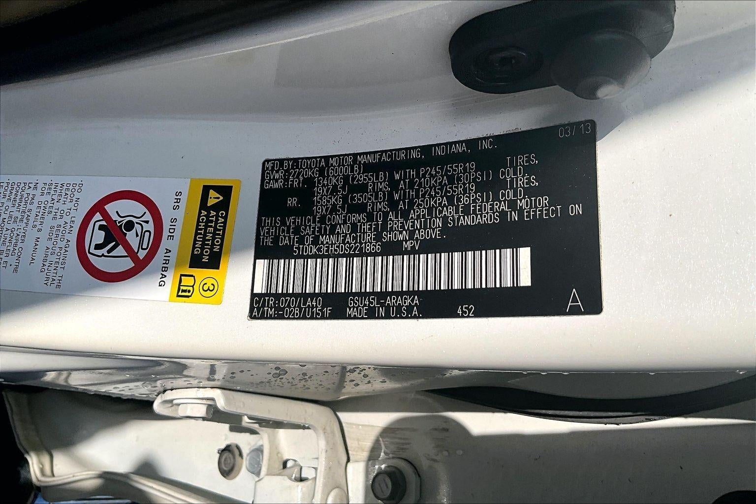 2013 Toyota Highlander Limited