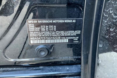 2016 BMW 5 Series 528i xDrive