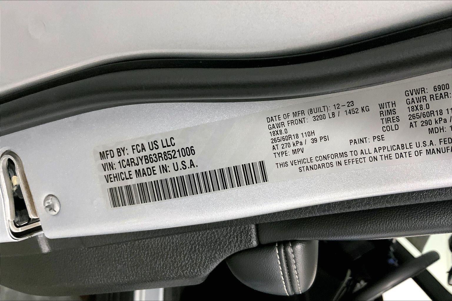 2024 Jeep Grand Cherokee 4xe 4DR 4WD