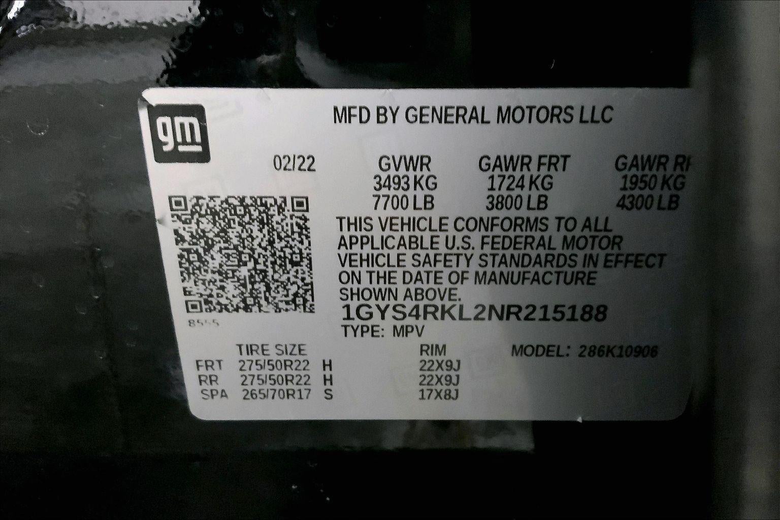 2022 Cadillac Escalade ESV Sport Platinum