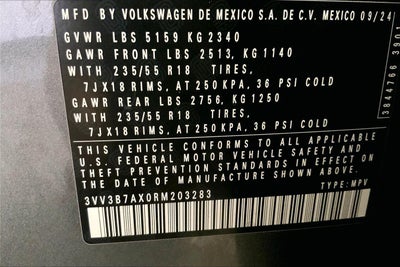 2024 Volkswagen Tiguan SE