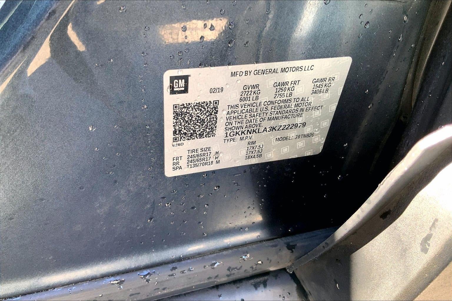 2019 GMC Acadia SLE