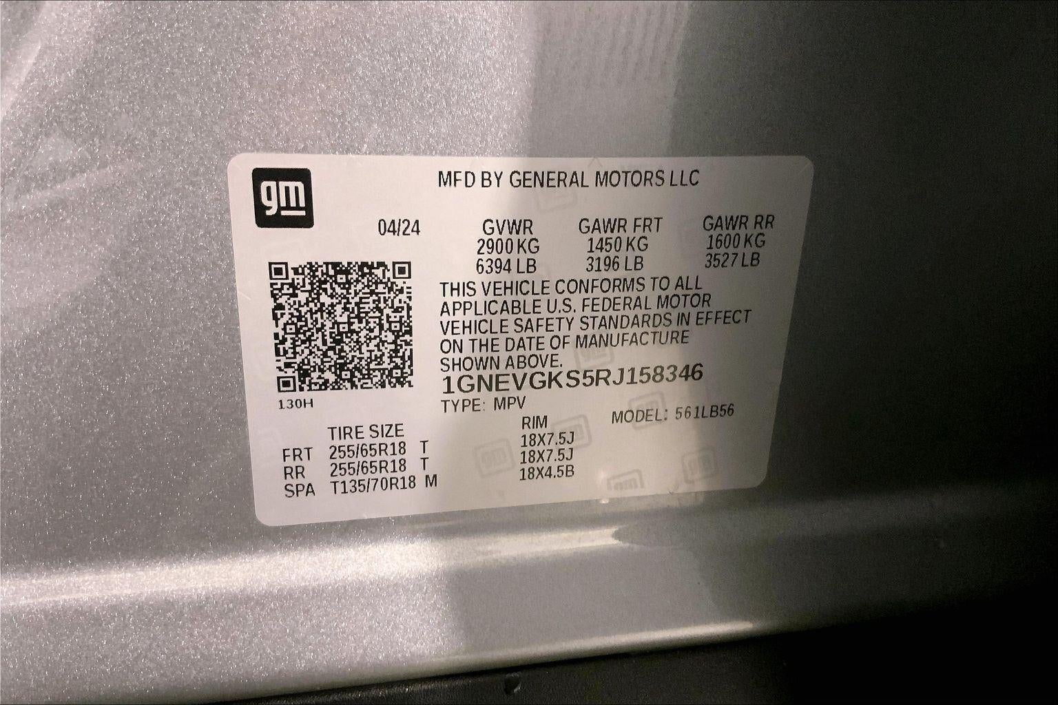 2024 Chevrolet Traverse LT