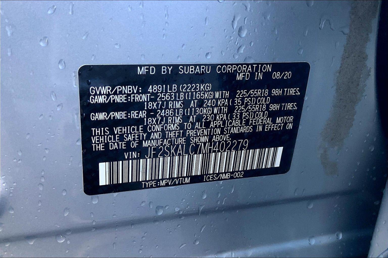 2021 Subaru Forester Sport