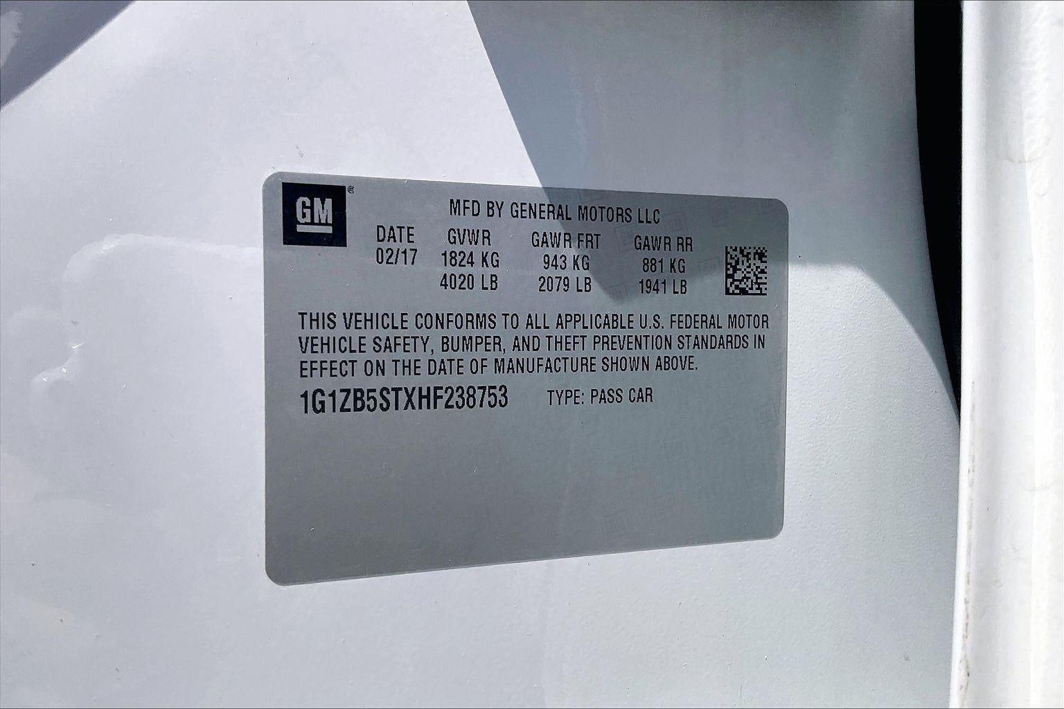 2017 Chevrolet Malibu LS