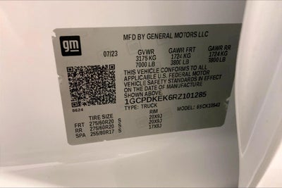 2024 Chevrolet Silverado 1500 LT (2FL)