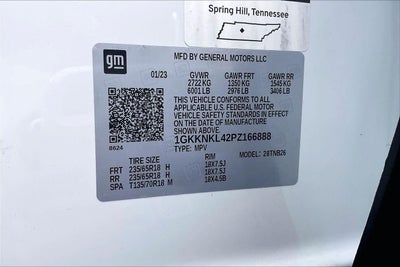 2023 GMC Acadia SLE