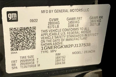 2023 Chevrolet Traverse LT Cloth