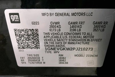 2023 Chevrolet Traverse LT Cloth