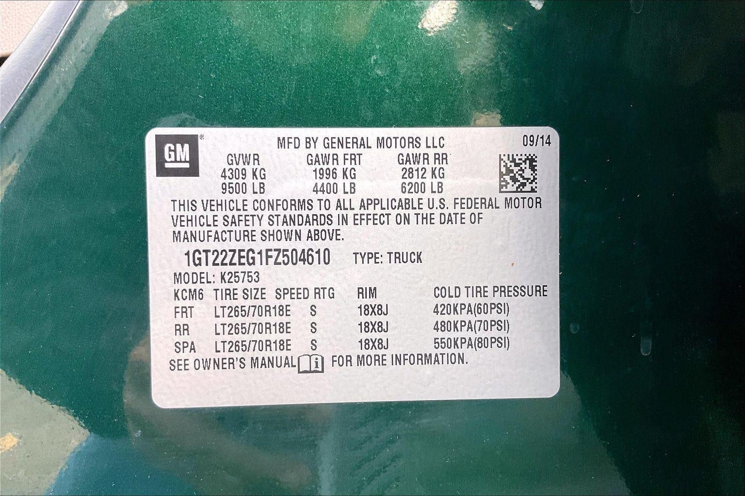 2015 GMC Sierra 2500 HD SLT