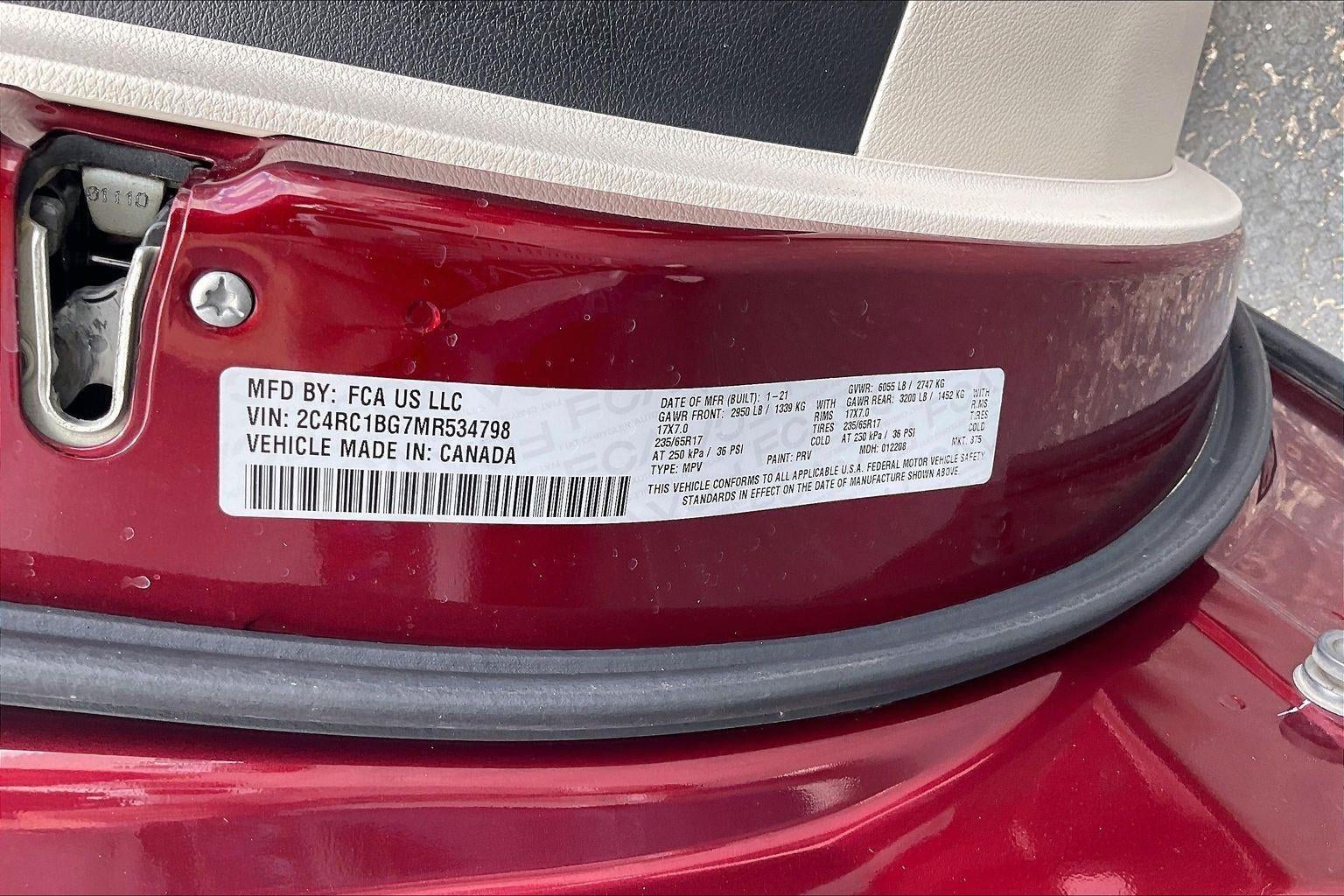 2021 Chrysler Pacifica Touring L