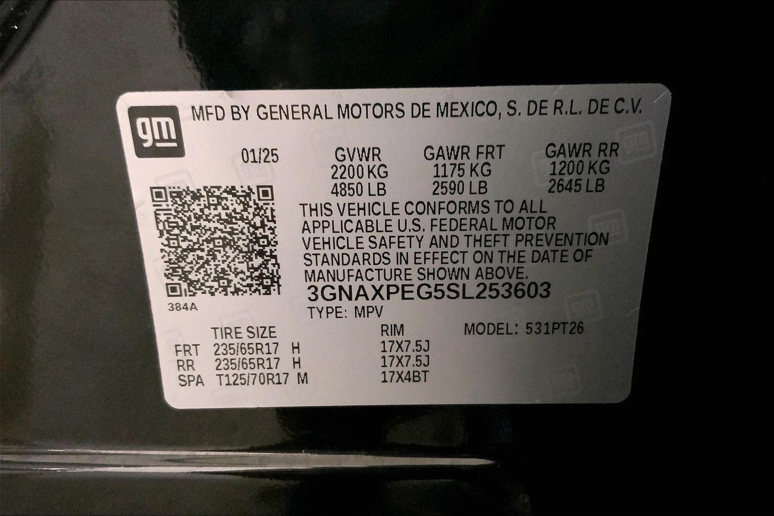 2025 Chevrolet Equinox LT