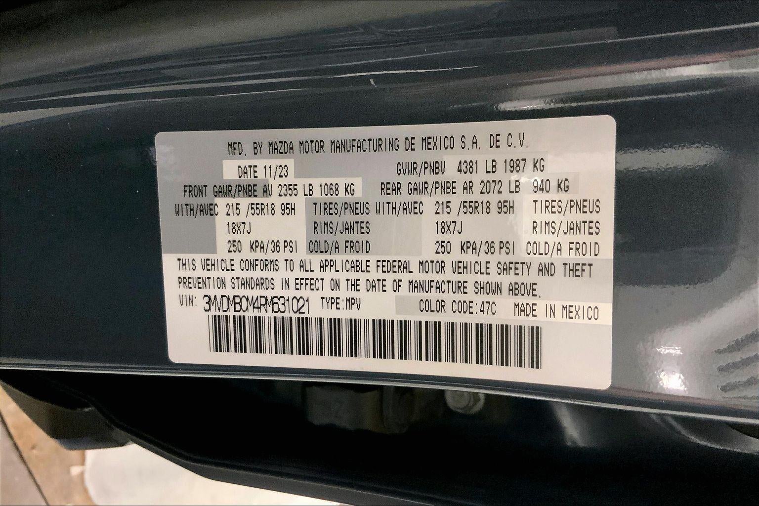 2024 Mazda Mazda CX-30 2.5 S Carbon Edition