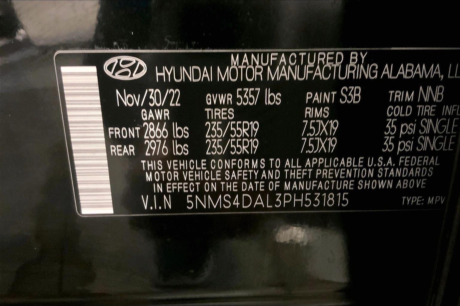 2023 Hyundai Santa Fe Limited