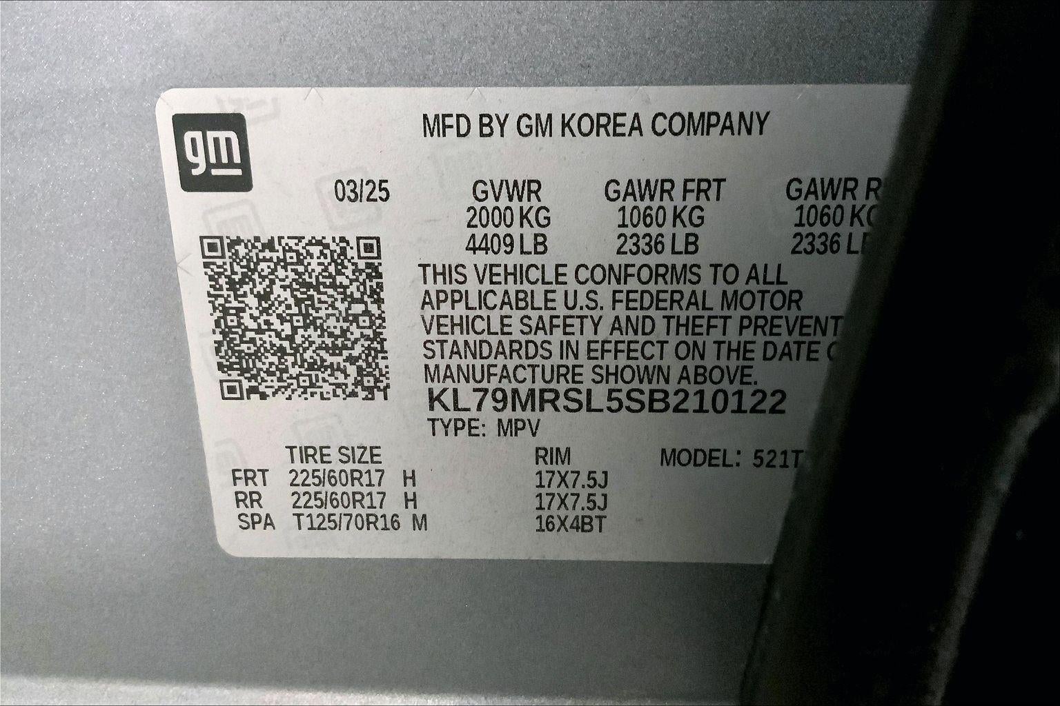 2025 Chevrolet Trailblazer LT